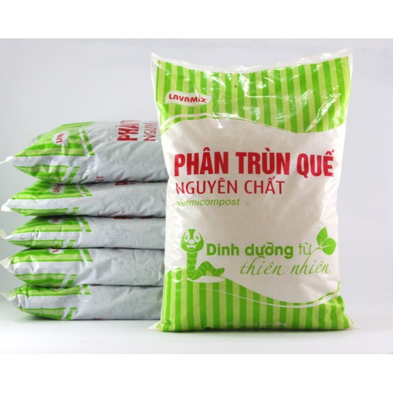 Phân bón trùn quế nguyên chất giàu dinh dưỡng Lavamix