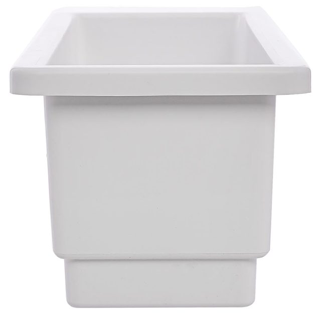Chậu nhựa trơn đơn giản dài chữ nhật