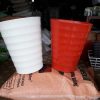 Chậu nhựa tròn cao viền soán ngang