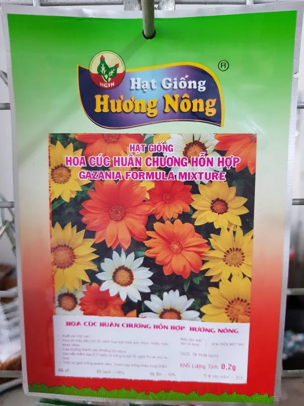 Hạt giống hoa cúc huân chương hỗn hợp Hương Nông