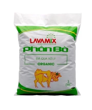 Phân bò tự nhiên đã qua xử lý nhỏ Lavamix 3dm³