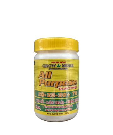 Phân bón 20-20-20 + TE Grow More 100g