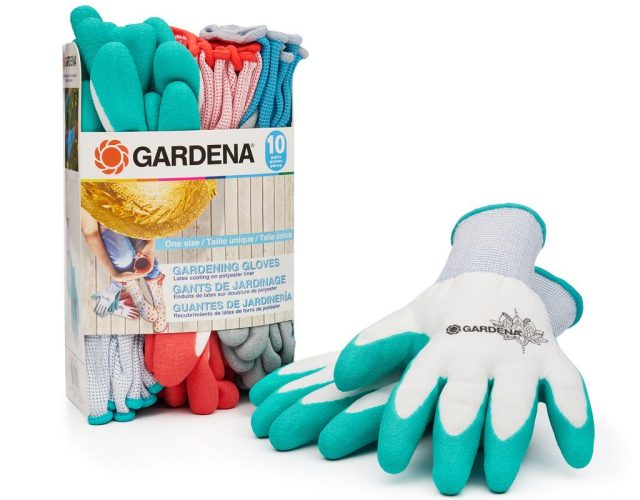 Găng tay làm vườn Mỹ latex cao su cao cấp Gardena