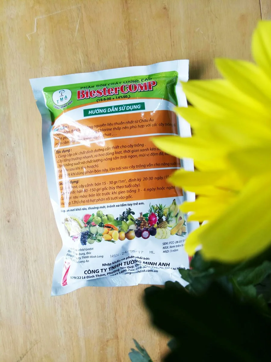 NPK 15-5-20 | Phân bón BiesterComp 500g