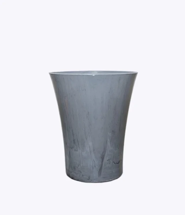 Chậu loa cao nhựa trơn tròn