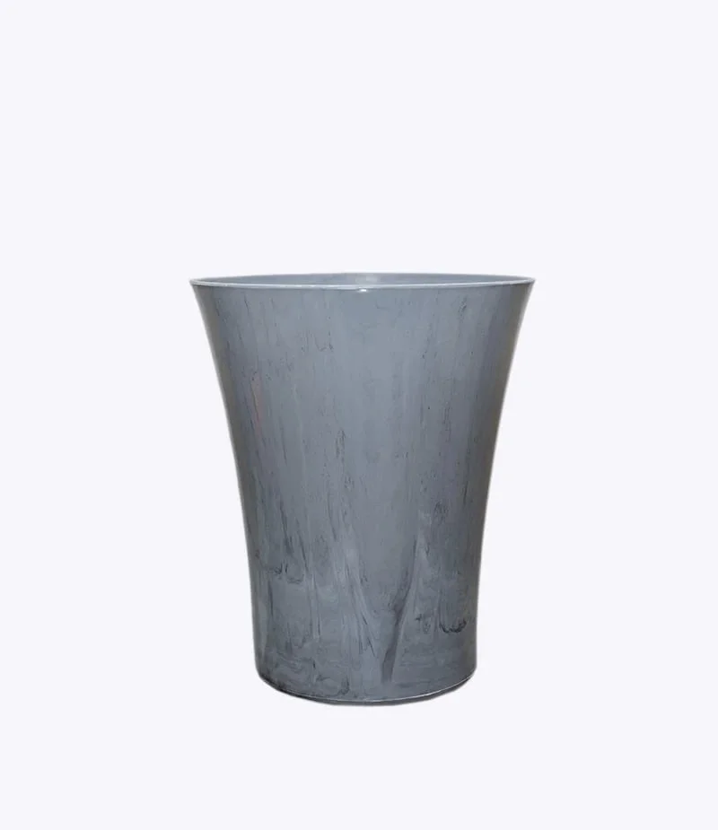 Chậu loa cao nhựa trơn tròn
