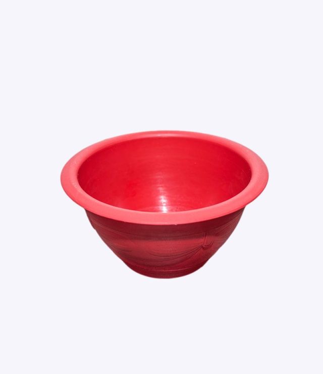 Chậu nhựa tròn lùn cỡ lớn viền nơ