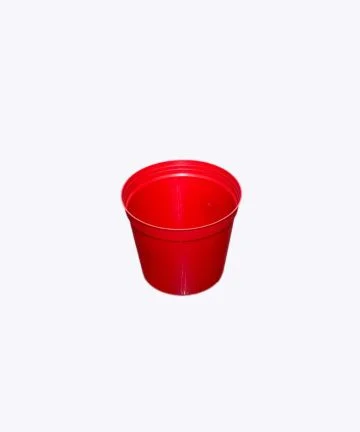 Chậu nhựa tròn vân gỗ lùn cực nhẹ