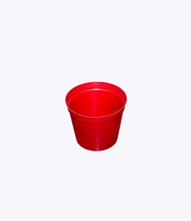 Chậu nhựa tròn vân gỗ lùn cực nhẹ