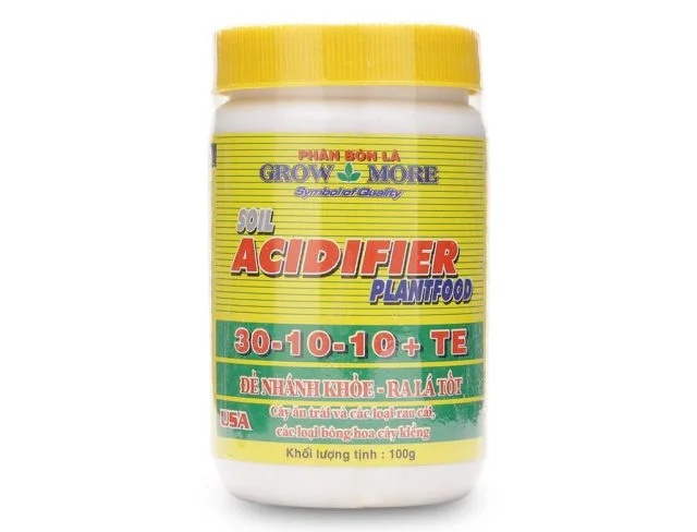 Phân bón lá NPK 30-10-10 Acidifier USA Grow More