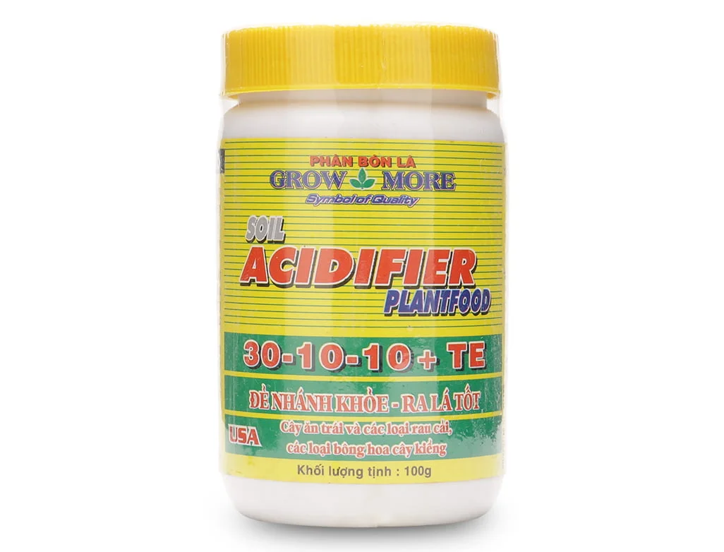 Phân bón lá NPK 30-10-10 Acidifier USA Grow More