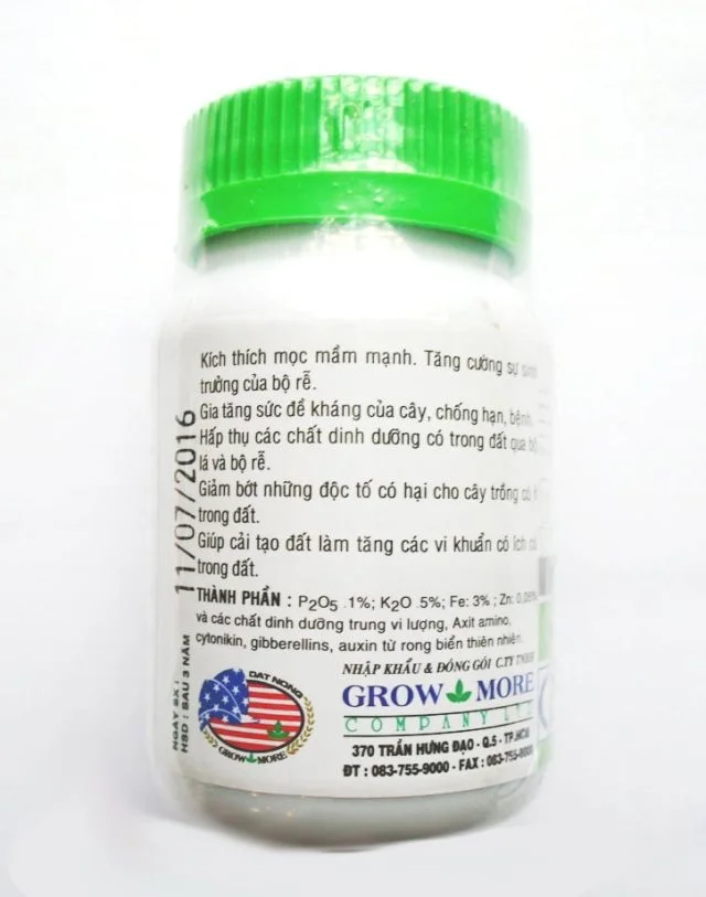 Phân bón lá rong biển USA Root Plex Grow More
