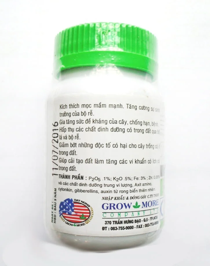 Phân bón lá rong biển USA Root Plex Grow More