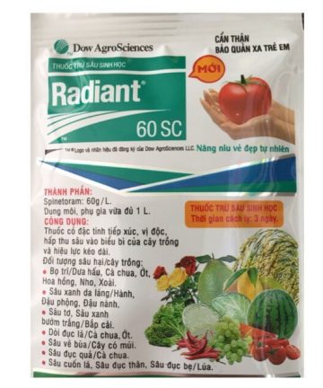 Radiant 60SC | Thuốc trừ sâu sinh học đặc trị bọ trĩ