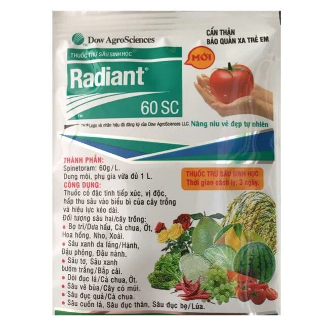 Radiant 60SC | Thuốc trừ sâu sinh học đặc trị bọ trĩ