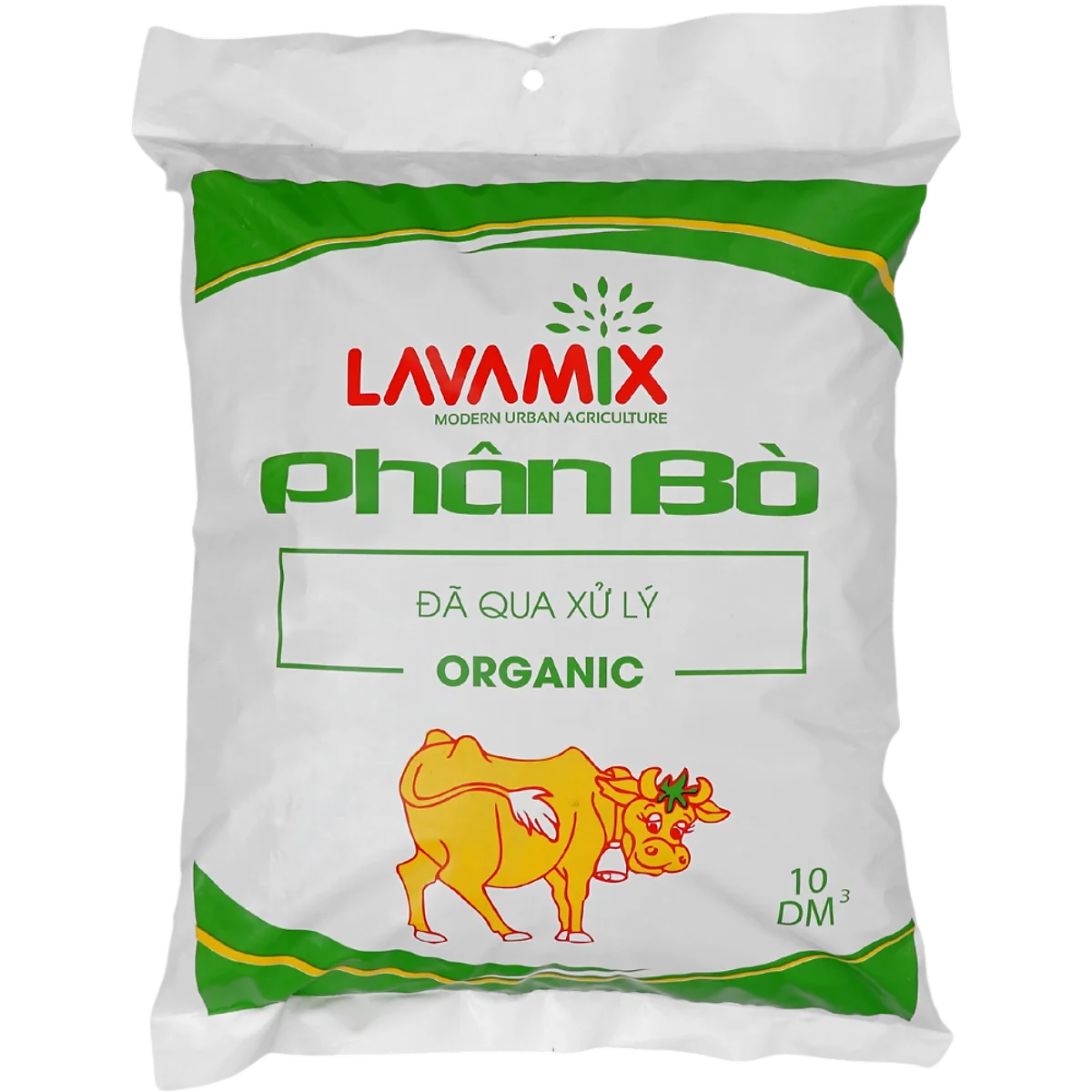 Phân bò Lavamix đã qua xử lý, bao lớn 10dm3