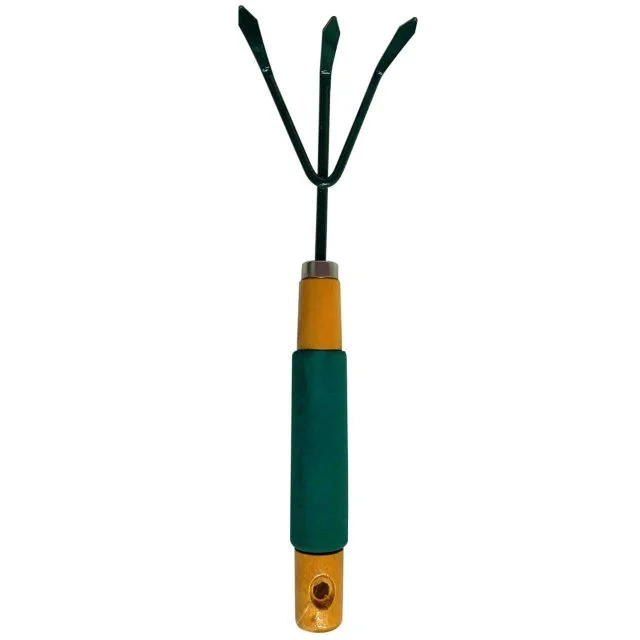 cào cán gỗ màu xanh