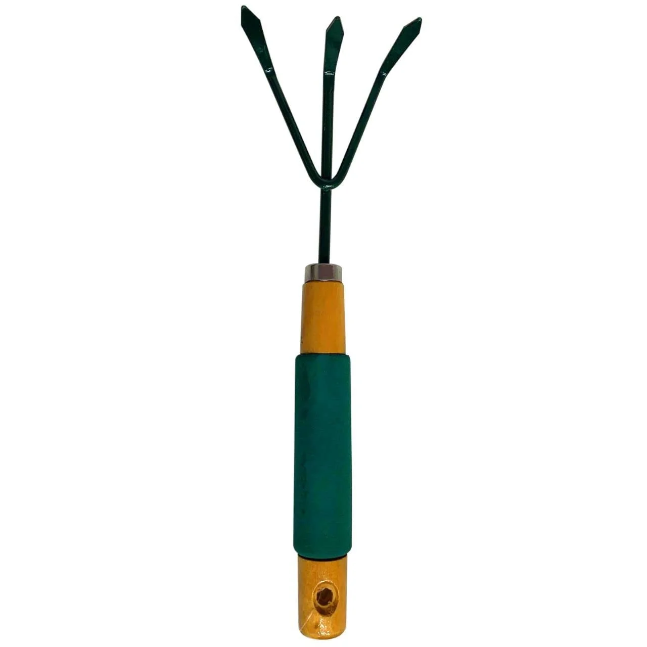 cào cán gỗ màu xanh