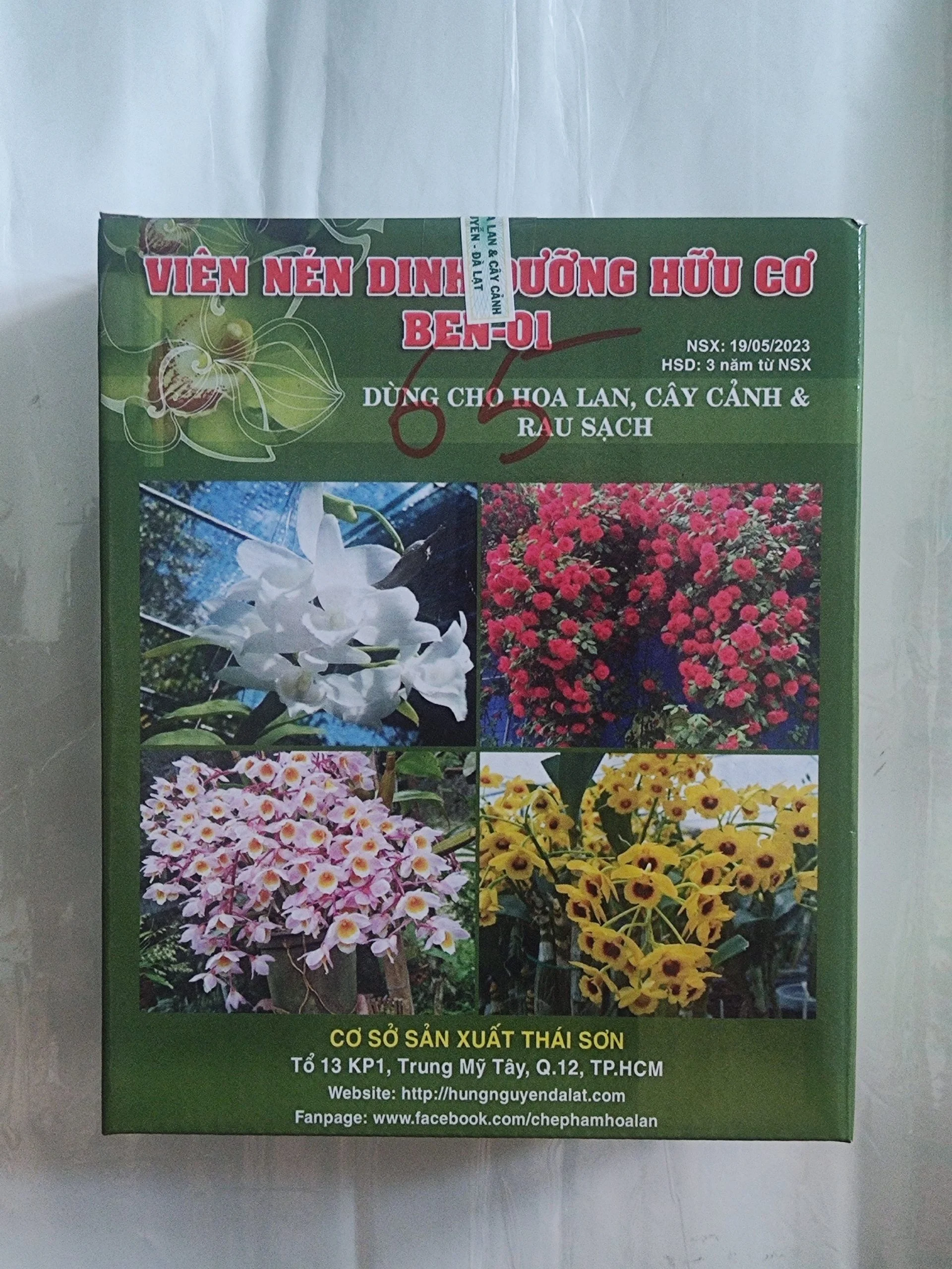 Viên nén dinh dưỡng hữu cơ Ben 01