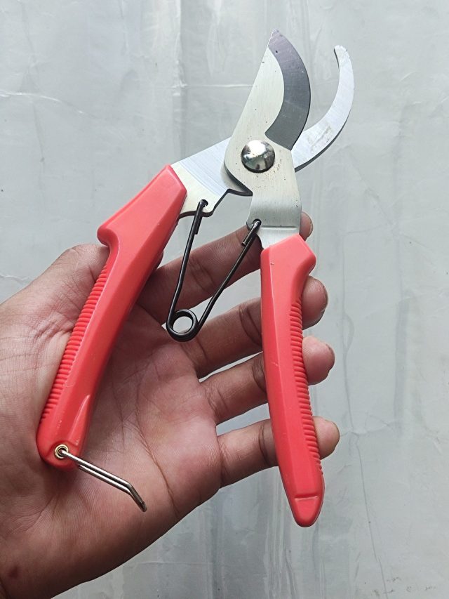 Kéo cắt, tỉa cành chuyên dụng cán đỏ - Hình ảnh 3