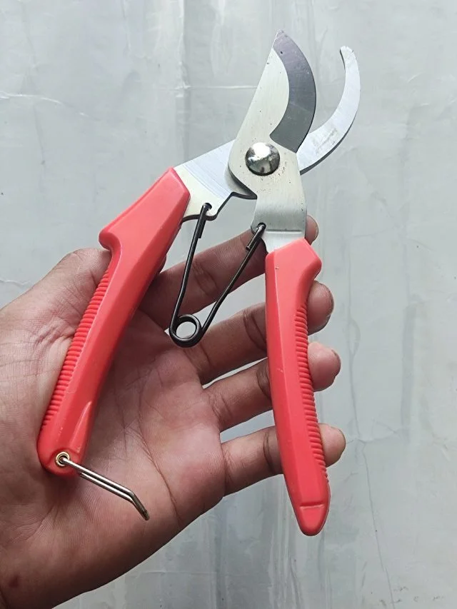 Kéo cắt, tỉa cành chuyên dụng cán đỏ - Hình ảnh 3