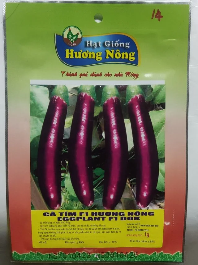 CÀ TÍM HƯƠNG NÔNG EGGPLANT F1 DOK - Hình ảnh 2