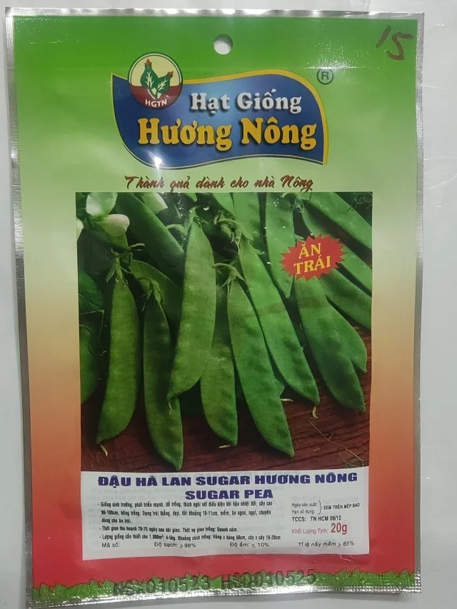 ĐẬU HÀ LAN SUGA HƯƠNG NÔNG SUGAR PEA (ĂN TRÁI) - Hình ảnh 2