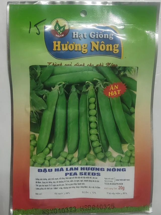 ĐẬU HÀ LAN HƯƠNG NÔNG PEA SEEDS (ĂN HẠT) - Hình ảnh 2