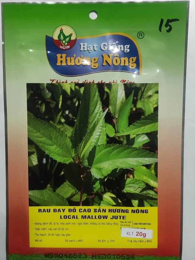 RAU ĐAY ĐỎ CAO SẢN HƯƠNG NÔNG LOCAL MALLOW JUTE - Hình ảnh 2