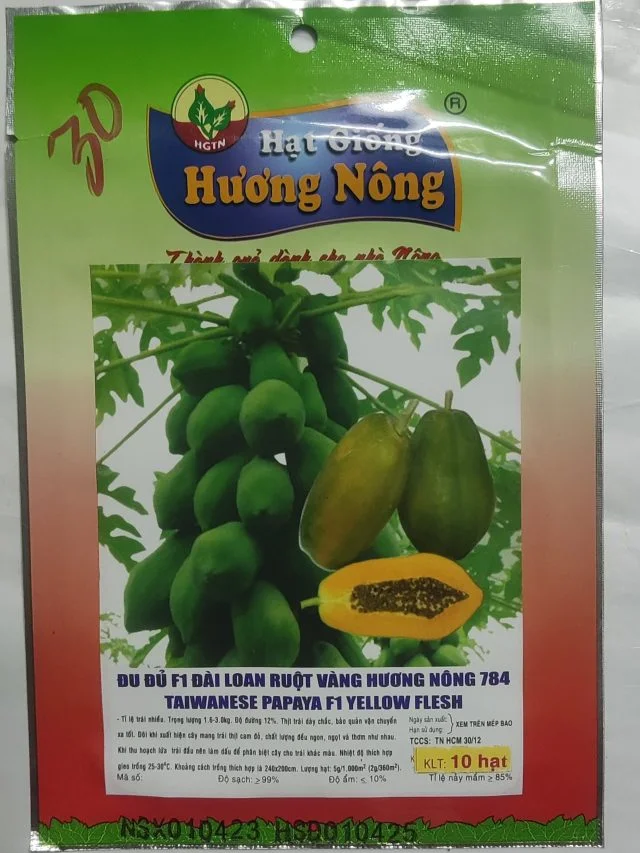 ĐU ĐỦ F1 ĐÀI LOAN RUỘT VÀNG HƯƠNG NÔNG TAIWANESE PAPAYA F1 YELLOW FLESH - Hình ảnh 2