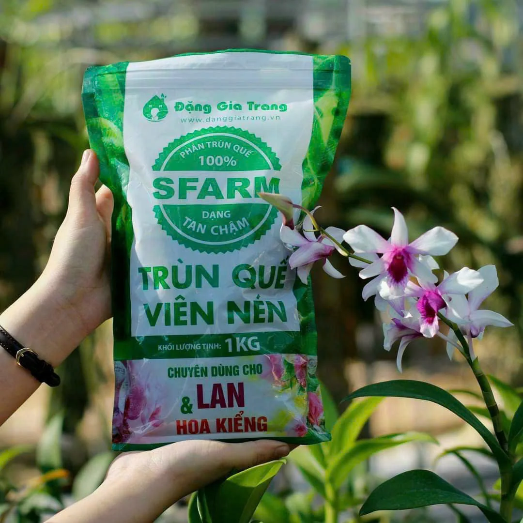 Sfarm- Trùn quế viên nén chuyên dành cho lan