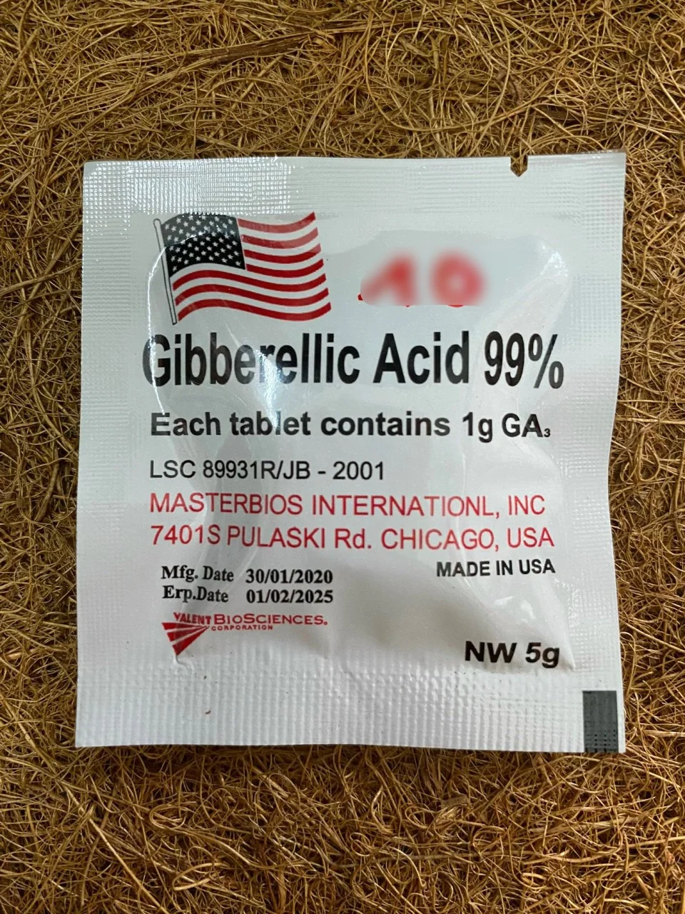 Viên GA3 Gibberellic Acid 99%