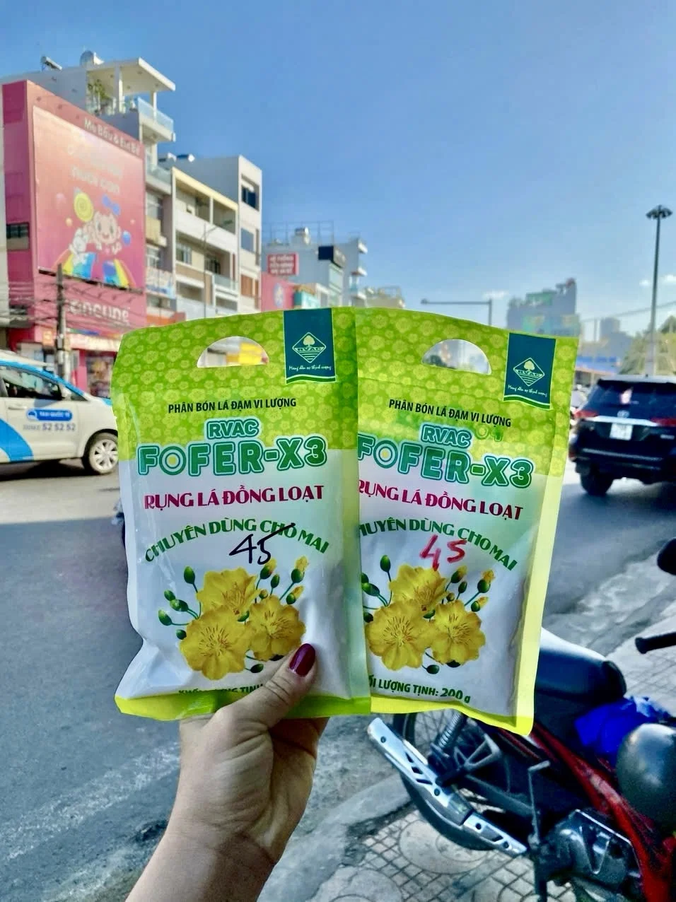 FOFOR-X3 thuốc xịt rụng lá cho Mai