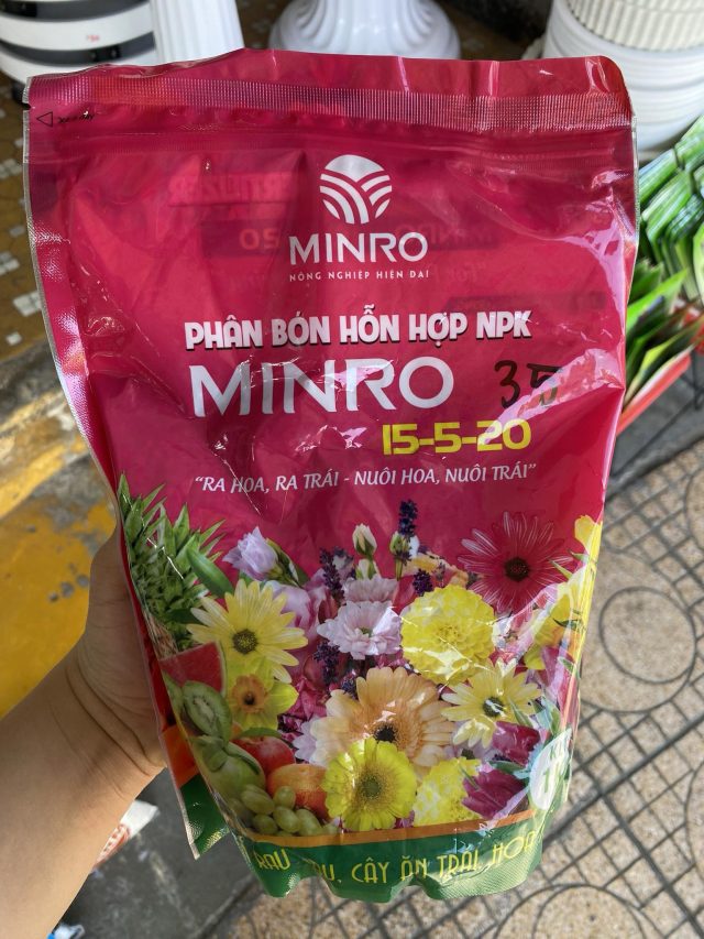 Phân bón hỗn hợp NPK Minro 15-5-20 | img 8863