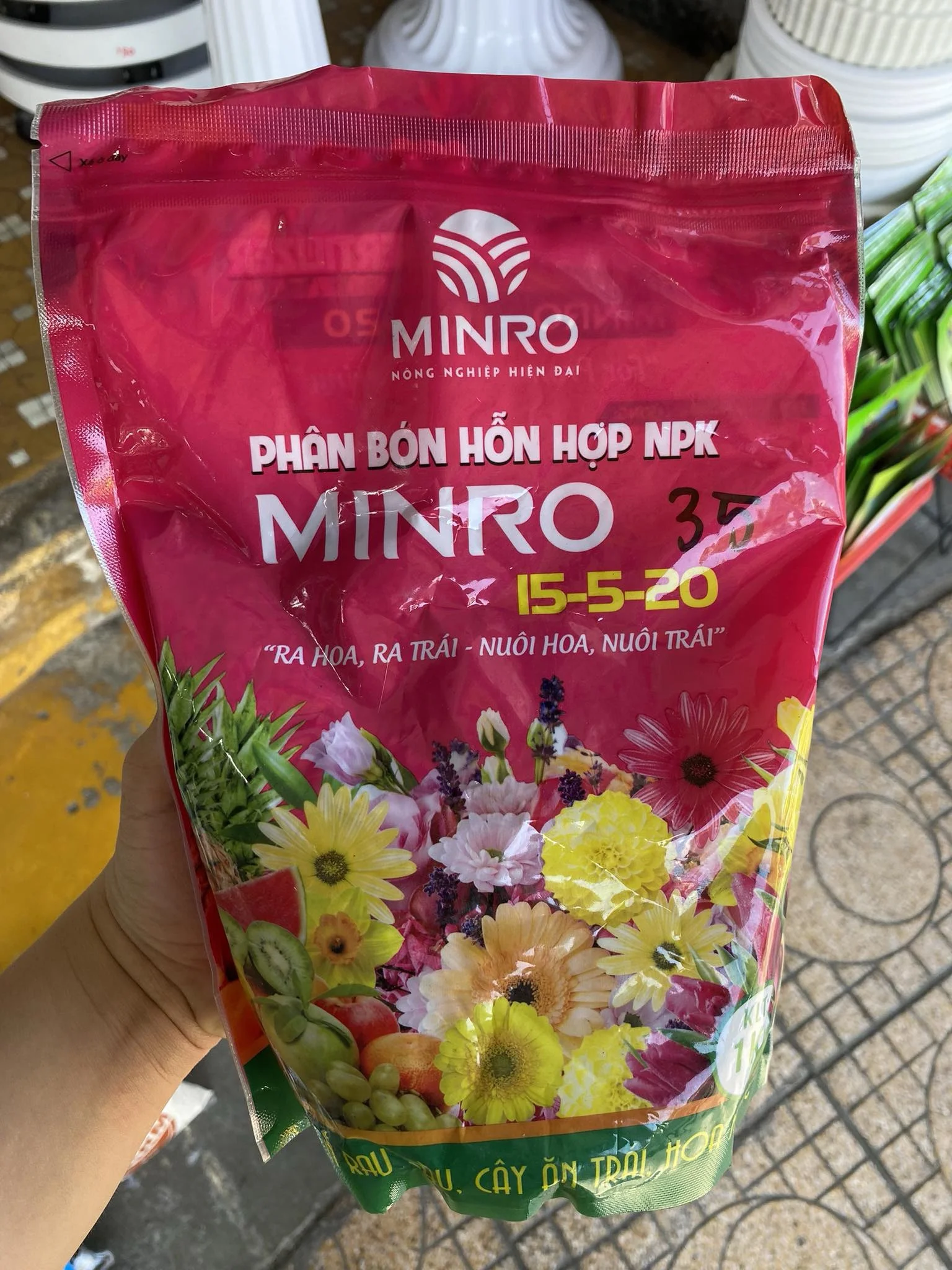 Phân bón hỗn hợp NPK Minro 15-5-20